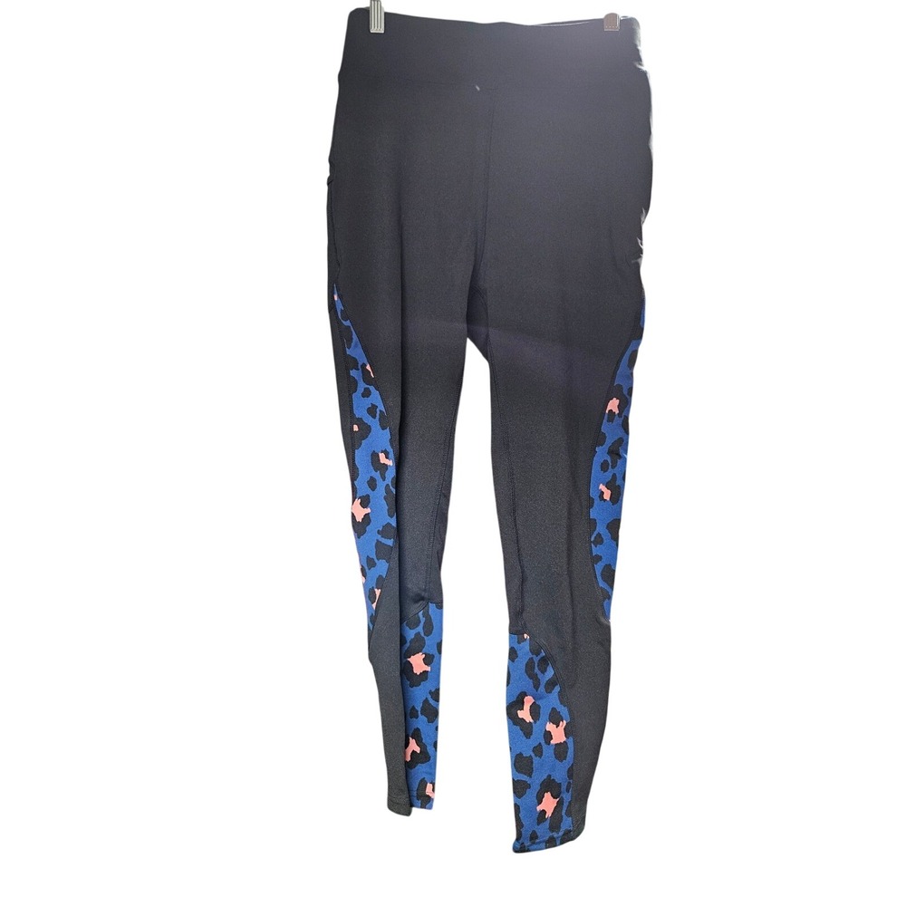 Pop Fit Cheetah‎ Print Legging Women's Large (Z69)